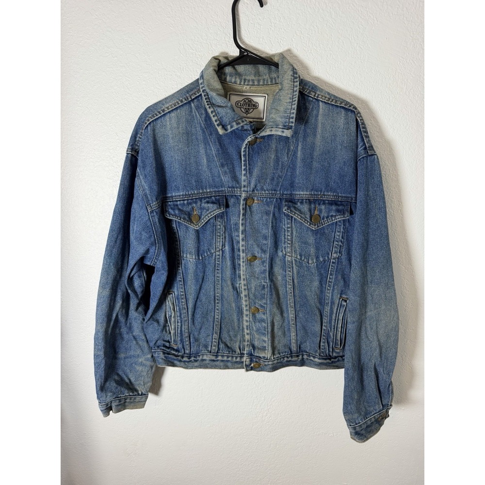 Vintage Harley Davidson Taz Looney Tunes Denim Jacket ACME Size XL Rare 90s
